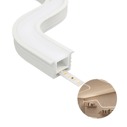 Perfil Flexível Com Led Integrado 130 Leds/m 6000k 1 Metro
