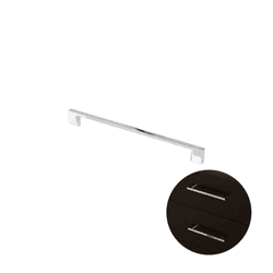 Puxador Porta E Gaveta Il 950 Furação 224mm Cromado Italy