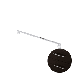 Puxador Porta E Gaveta Il 950 Furação 256mm Cromado Italy