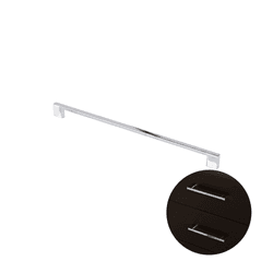 Puxador Porta E Gaveta Il 950 Furação 288mm Cromado Italy
